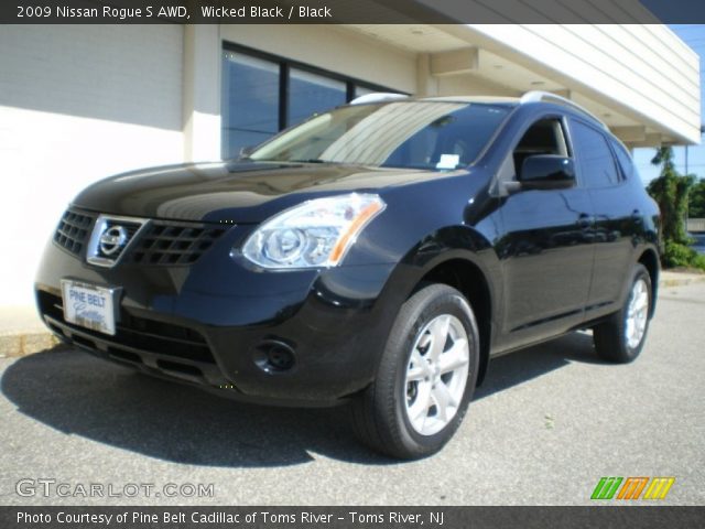 2009 Nissan Rogue S AWD in Wicked Black