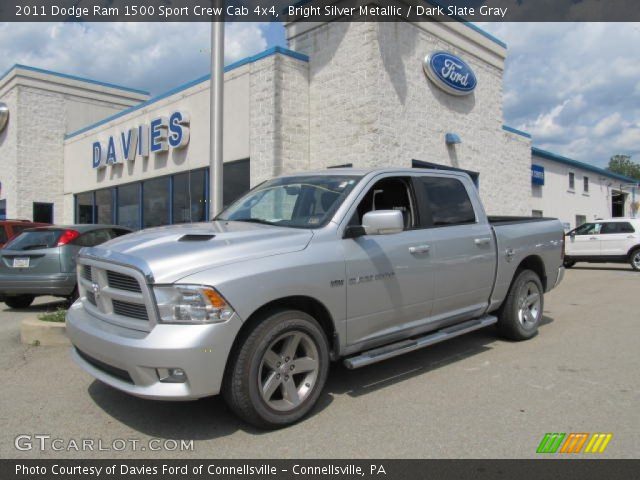 2011 Dodge Ram 1500 Sport Crew Cab 4x4 in Bright Silver Metallic