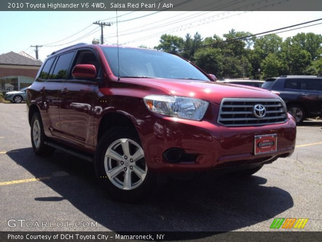 2010 Toyota Highlander V6 4WD in Salsa Red Pearl