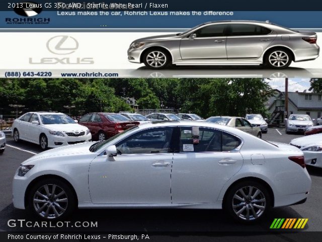 2013 Lexus GS 350 AWD in Starfire White Pearl