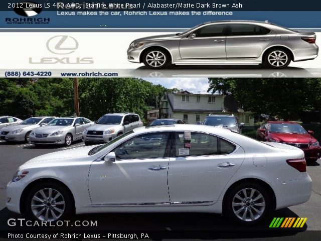 2012 Lexus LS 460 AWD in Starfire White Pearl