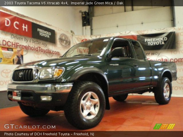 2003 Toyota Tacoma V6 Xtracab 4x4 in Imperial Jade Green Mica