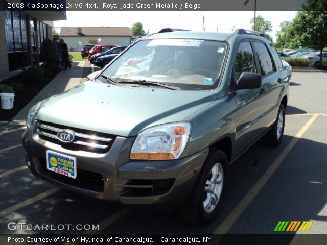 2008 Kia Sportage LX V6 4x4 in Royal Jade Green Metallic