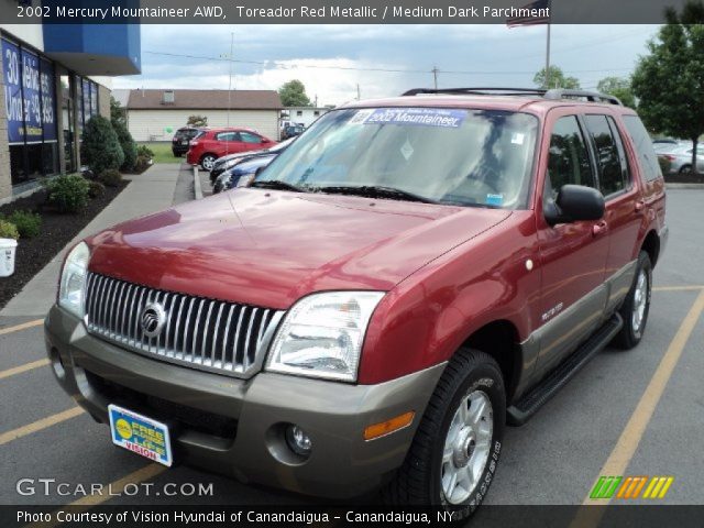 2002 Mercury Mountaineer AWD in Toreador Red Metallic