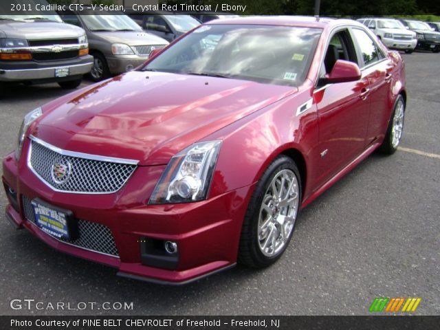 2011 Cadillac CTS -V Sedan in Crystal Red Tintcoat