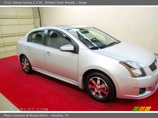 2012 Nissan Sentra 2.0 SR in Brilliant Silver Metallic
