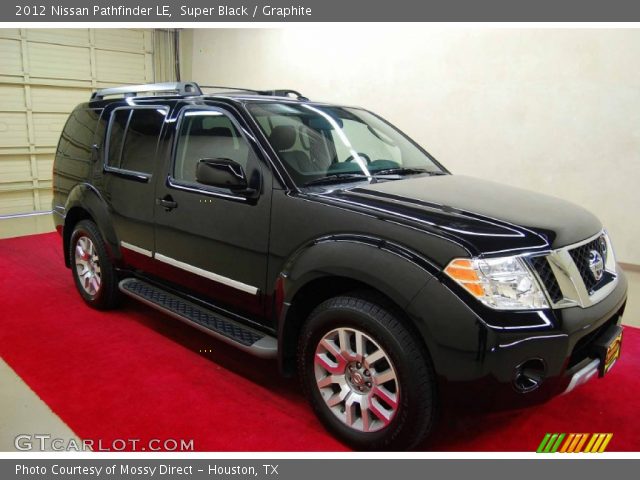 2012 Nissan Pathfinder LE in Super Black