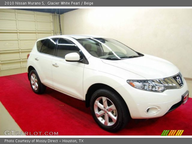 2010 Nissan Murano S in Glacier White Pearl