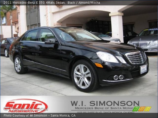 2011 Mercedes-Benz E 350 4Matic Sedan in Black