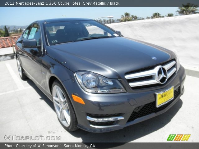 2012 Mercedes-Benz C 350 Coupe in Steel Grey Metallic