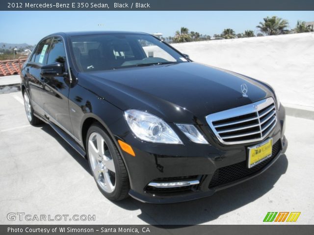 2012 Mercedes-Benz E 350 Sedan in Black