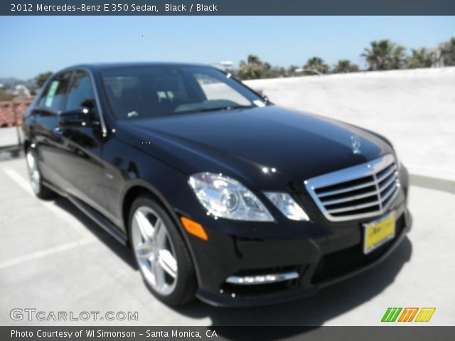 2012 Mercedes-Benz E 350 Sedan in Black