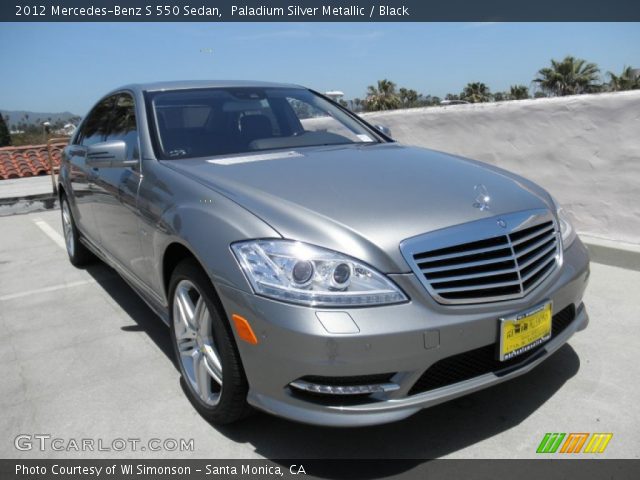 2012 Mercedes-Benz S 550 Sedan in Paladium Silver Metallic