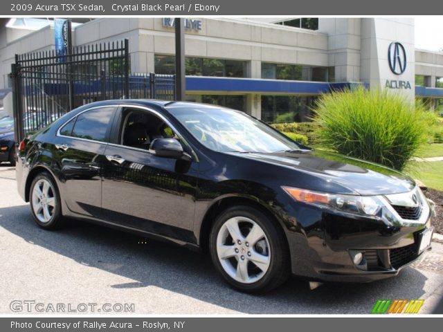 2009 Acura TSX Sedan in Crystal Black Pearl