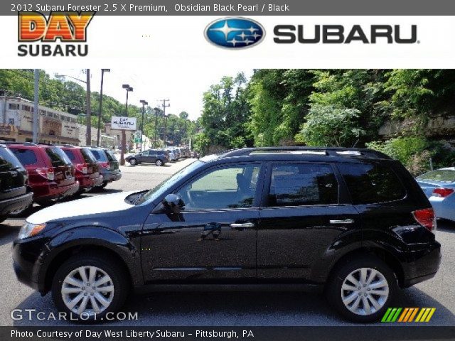 2012 Subaru Forester 2.5 X Premium in Obsidian Black Pearl