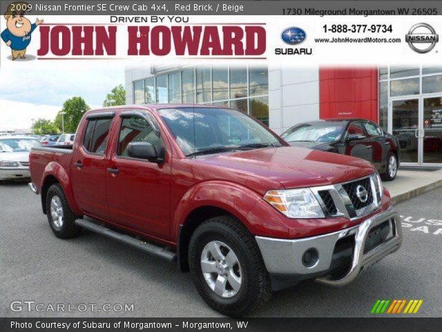 2009 Nissan Frontier SE Crew Cab 4x4 in Red Brick