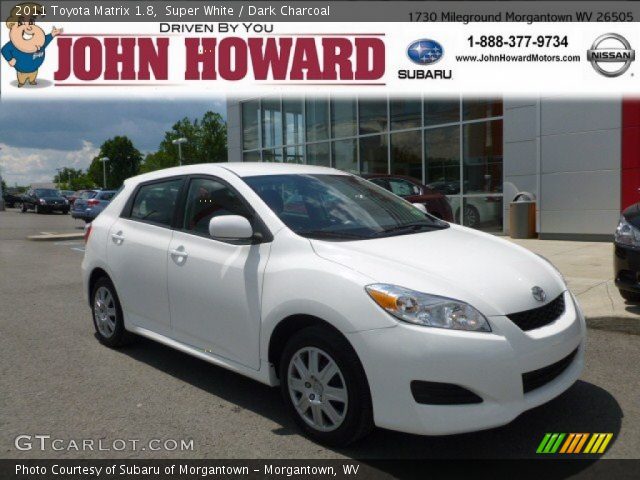 2011 Toyota Matrix 1.8 in Super White