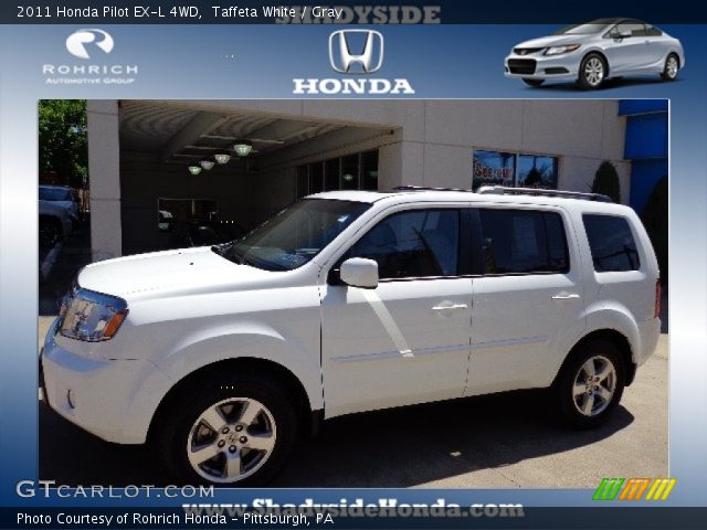 2011 Honda Pilot EX-L 4WD in Taffeta White