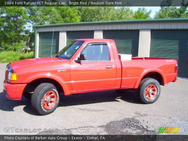 2004 Ford Ranger XLT Regular Cab in Bright Red