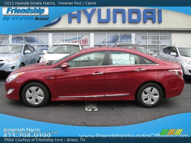2011 Hyundai Sonata Hybrid in Venetian Red