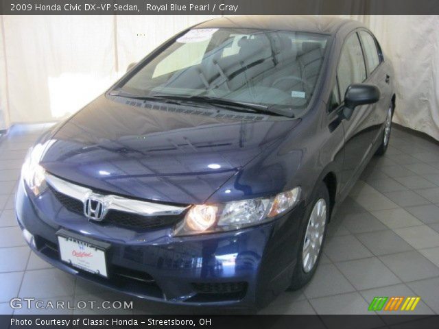 2009 Honda Civic DX-VP Sedan in Royal Blue Pearl