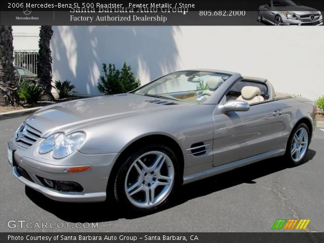 2006 Mercedes-Benz SL 500 Roadster in Pewter Metallic