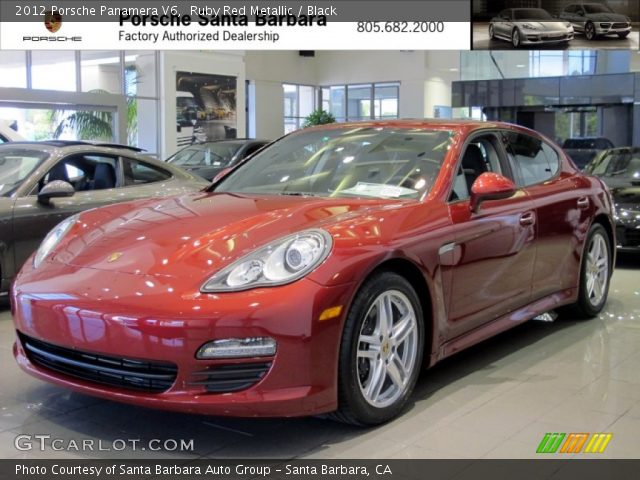 2012 Porsche Panamera V6 in Ruby Red Metallic