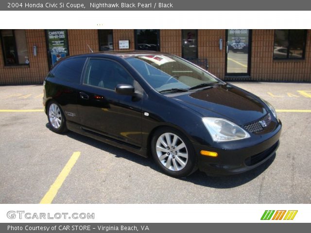 Nighthawk Black Pearl 2004 Honda Civic Si Coupe Black