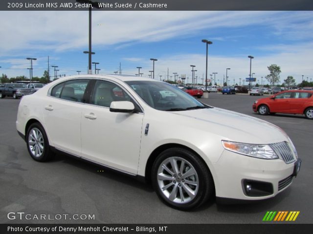 2009 Lincoln MKS AWD Sedan in White Suede