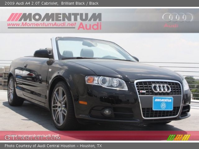 2009 Audi A4 2.0T Cabriolet in Brilliant Black