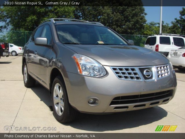 2010 Nissan Rogue SL in Gotham Gray
