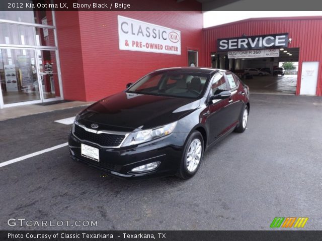 2012 Kia Optima LX in Ebony Black