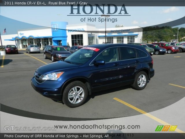 2011 Honda CR-V EX-L in Royal Blue Pearl