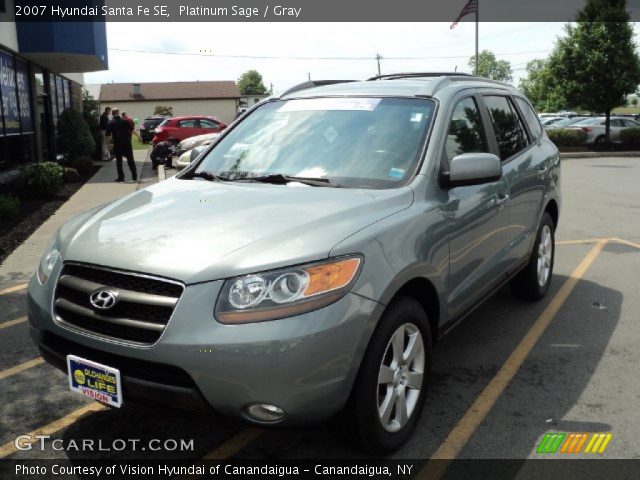 2007 Hyundai Santa Fe SE in Platinum Sage