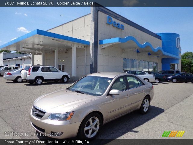 2007 Hyundai Sonata SE V6 in Golden Beige