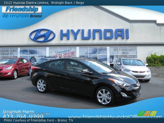 2013 Hyundai Elantra Limited in Midnight Black