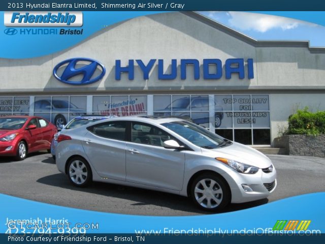 2013 Hyundai Elantra Limited in Shimmering Air Silver