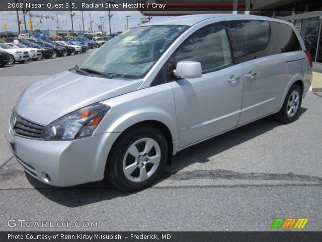 2008 Nissan Quest 3.5 in Radiant Silver Metallic