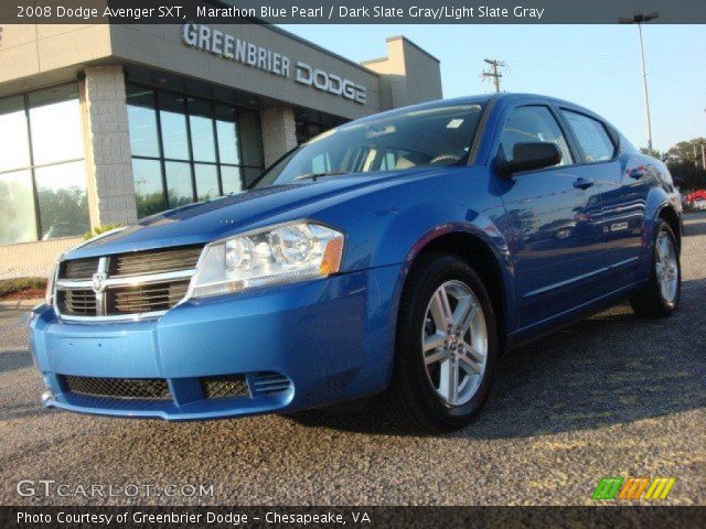 2008 Dodge Avenger SXT in Marathon Blue Pearl
