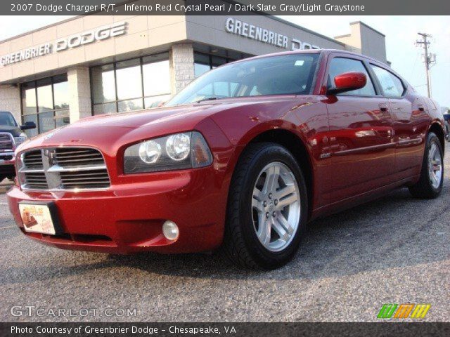 2007 Dodge Charger R/T in Inferno Red Crystal Pearl