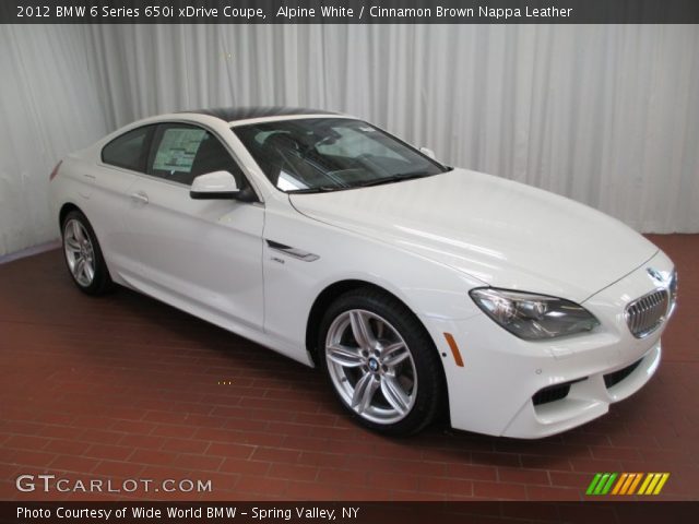 2012 BMW 6 Series 650i xDrive Coupe in Alpine White
