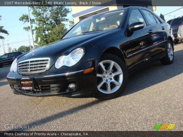 2007 Mercedes-Benz C 280 4Matic Luxury in Black