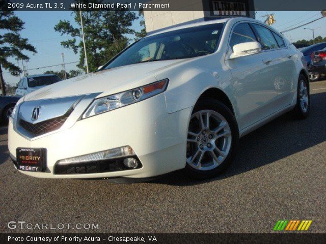 2009 Acura TL 3.5 in White Diamond Pearl