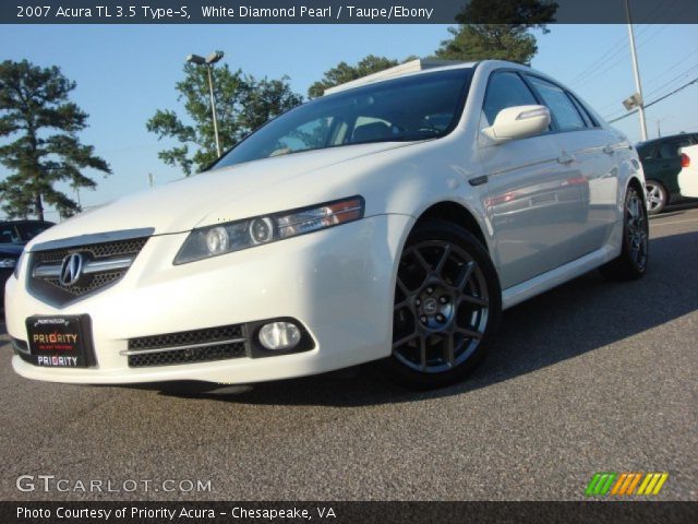 2007 Acura TL 3.5 Type-S in White Diamond Pearl