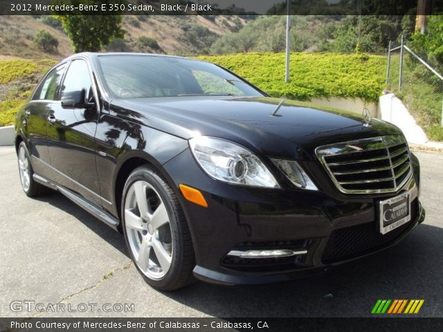 2012 Mercedes-Benz E 350 Sedan in Black