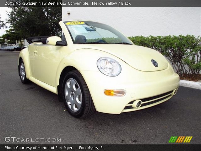 2003 Volkswagen New Beetle GLS Convertible in Mellow Yellow