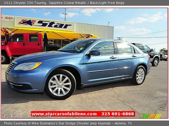2011 Chrysler 200 Touring in Sapphire Crystal Metallic