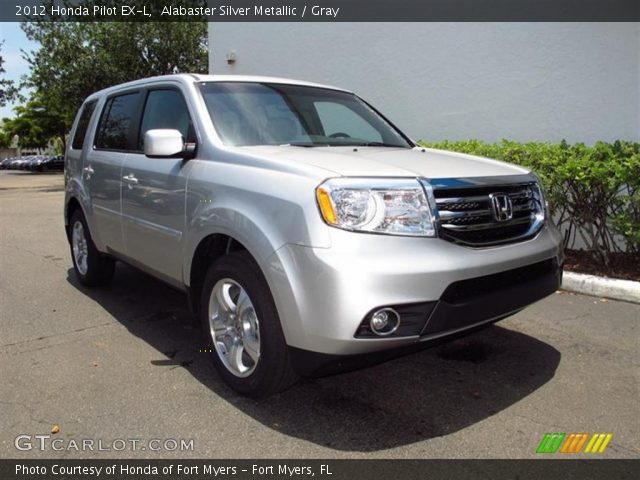 2012 Honda Pilot EX-L in Alabaster Silver Metallic