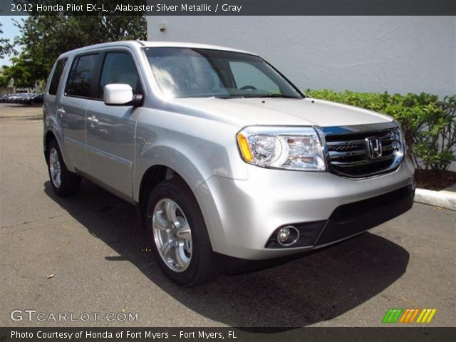 2012 Honda Pilot EX-L in Alabaster Silver Metallic