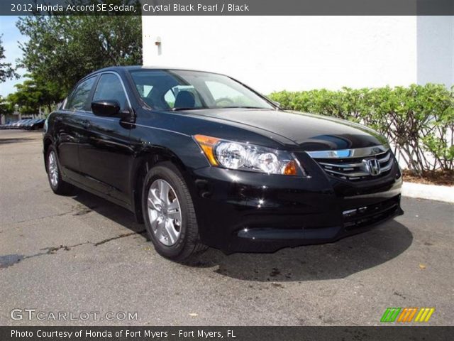 2012 Honda Accord SE Sedan in Crystal Black Pearl